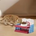 thumbnail image 4 of Elevated Cat Feeding Platform for Indoor Use with Adjustable Height Bowls Stand—Robust TPR Material - Base Suitable for Cats and Dogs, 4 of 4