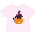 thumbnail image 3 of Inktastic Halloween Cat, Black Cat, Witch Hat, Pumpkin Boys or Girls Baby T-Shirt, 3 of 5