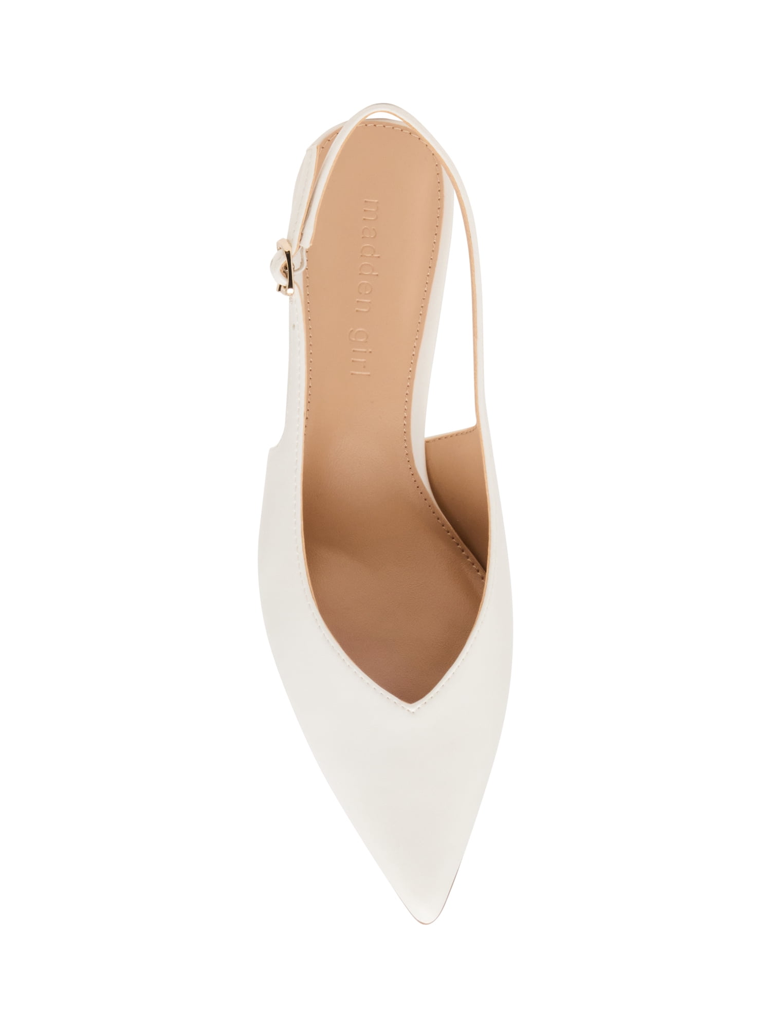 Madden Girl Women's Kittenn Slingback Kitten Heel