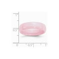 thumbnail image 6 of Pink Ceramic Ring Band Wedding Standard Domed 6mm Polished, 6 of 6