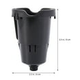 thumbnail image 4 of Coffee Filter Cup Strainer Coffee Black Capsule Krieger Coffee Machine Accessories for Cafe (Black), 4 of 8