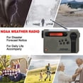 thumbnail image 4 of Btafrte Banco Linterna LED Emergencia Radio AM / FM / SW Con Solar Banda Completa, 4 of 9