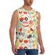 thumbnail image 2 of Fotbe Farm Men's Camiseta sin Mangas Estampada para Hombres, Playera Casual para Gimnasio, Entrenamiento, Playa-Large, 2 of 7