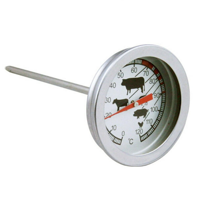 Analogue Meat Kitchen Thermometer Food Temperature Probe Stainless