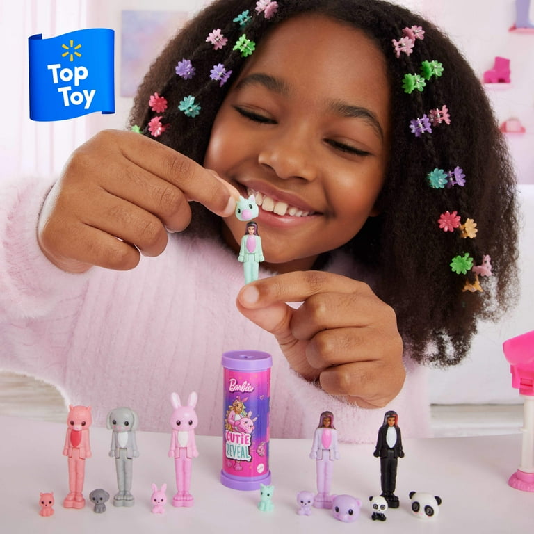 Barbie Mini Cutie Reveal Doll, 1.5-Inch Animal Plush Costume