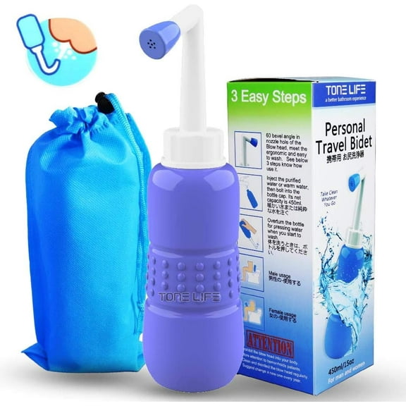- Travel Bidet - Portable Sprayer - Easy Bidet, Portable Bidet, Feminine Shower, Alternative Bidet, First Level Intimate Hygiene After The Toilet, Postpartum Care Washing