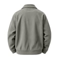 thumbnail image 5 of Men's Corduroy Jackets Long Sleeve Casual Jacket Outwear Warm Soft Full-Zip Sweatshirt Jacket for Cold Outdoor Weather Coat with Pockets, 5 of 6