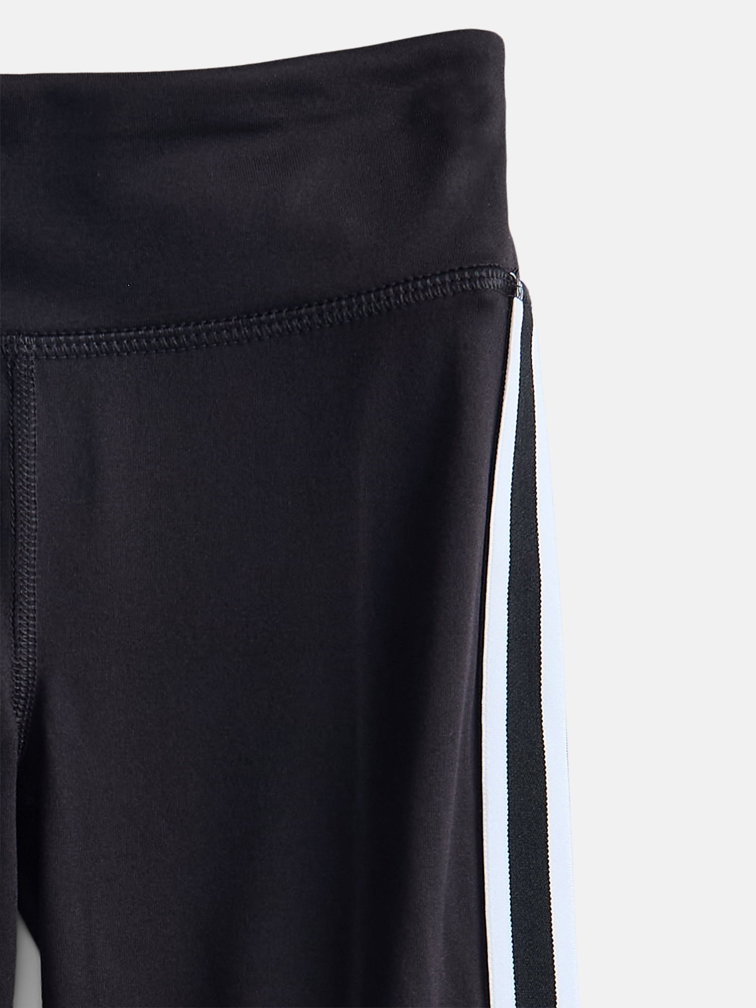 Athletic Works Girls Active Stripe Flare Leggings, Sizes 4-18