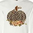 thumbnail image 4 of Inktastic Cheetah Print Pumpkin Long Sleeve T-Shirt, 4 of 5