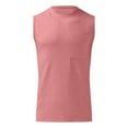 thumbnail image 3 of Razzly Men's Tank Tops Athletic Sleeveless Shirts for Fitness and Running Comfortable Lightweight Activewear Gym Gear(Pink,L), 3 of 3