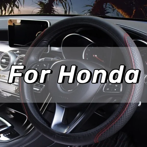 For Honda Car Suv Steering Wheel Booster Cover Non-Slip Accessories Black 15" Us