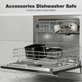 thumbnail image 2 of Air Fryer 6 Quart 12-in-1 Digital Airfryer with Clear Window, Roast, Reheat, Dehydrate, Bake 400F Precise Heat, with Nonstick & Dishwasher Safe Basket, Beige, 2 of 6