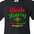 thumbnail image 4 of Inktastic Black History Life Freedom and Diversity Youth T-Shirt, 4 of 5