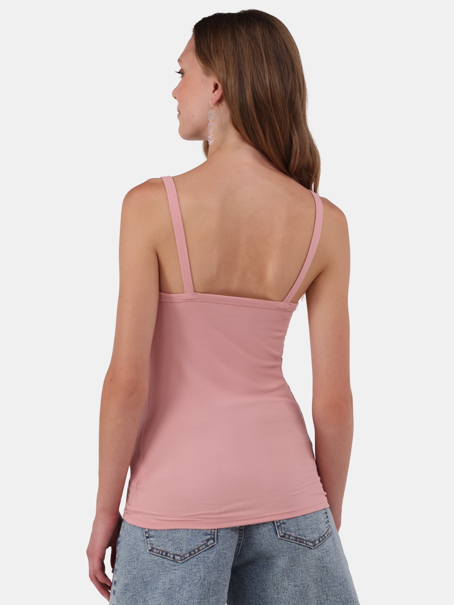 No Boundaries Ribbed Cami Top, Women's XXS-XXL