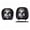 2 Pack E, variant on 11x10.2 Inch Horror Ghost Print Car Headrest Cover, Spooky Zombie Demon Face Auto Seat Head Pillow Protector for Halloween Vehicle Interior Decor