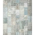 thumbnail image 1 of Ahgly Company Machine Washable Indoor Rectangle Contemporary Dark Goldray Area Rugs, 4' x 6', 1 of 7