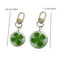 thumbnail image 5 of Distinctive Four Leaf Clovers Pendant Key Charm for Individualistic Adornment, 5 of 12