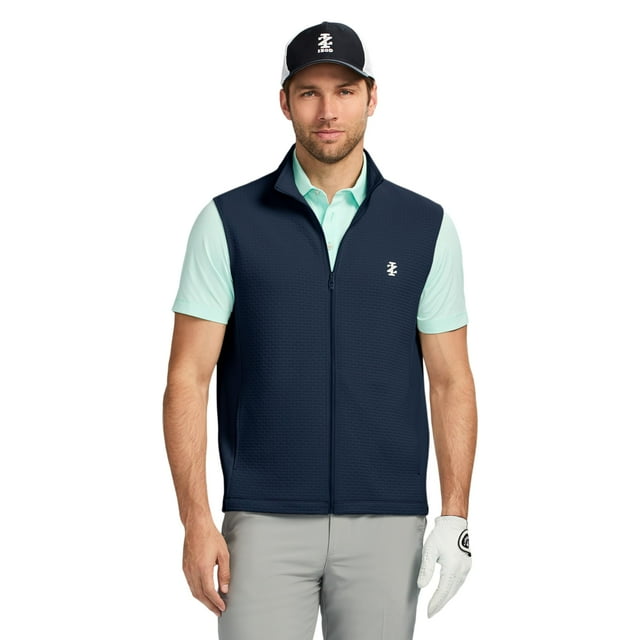 Chaleco IZOD Hydrashield Azul Marino Resistente al Agua Talla M