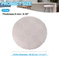 thumbnail image 2 of Uxcell Stool Covers Round, Elastic Bar Stool Covers Washable Stool Cushion Slipcover Stretchy Bar Chair Seat Cover Pink 11"-14", 2 of 7