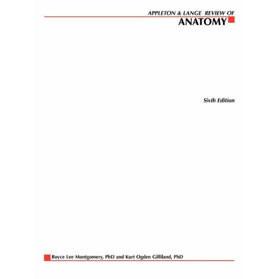 Appleton & Lange's Review of Anatomy Appleton & Lange's Review of Anatomy, (Paperback)