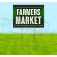 thumbnail image 1 of Farmers Market (18" x 24") Yard Sign, Includes Metal Step Stake, 1 of 6