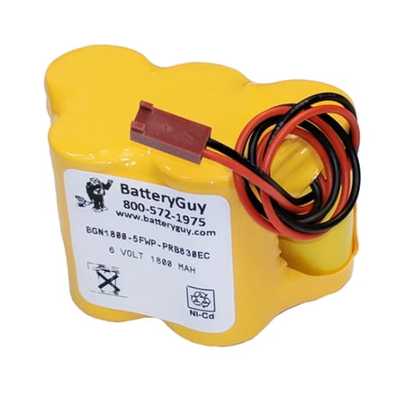 BatteryGuy BGN1800-5FWP-PRB830EC Replacement for the OSA049 battery (rechargeable) - 6V 1800mAh Nicad