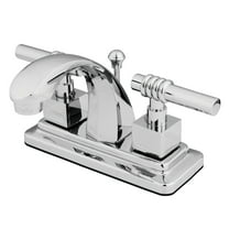 Kingston Brass KS4641QL 4 in. Centerset Bathroom Faucet, Polished Chrome