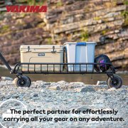 Yakima EXO WarriorWheels Cargo Basket Cart Kit, Aluminum, 110 lb Capacity.