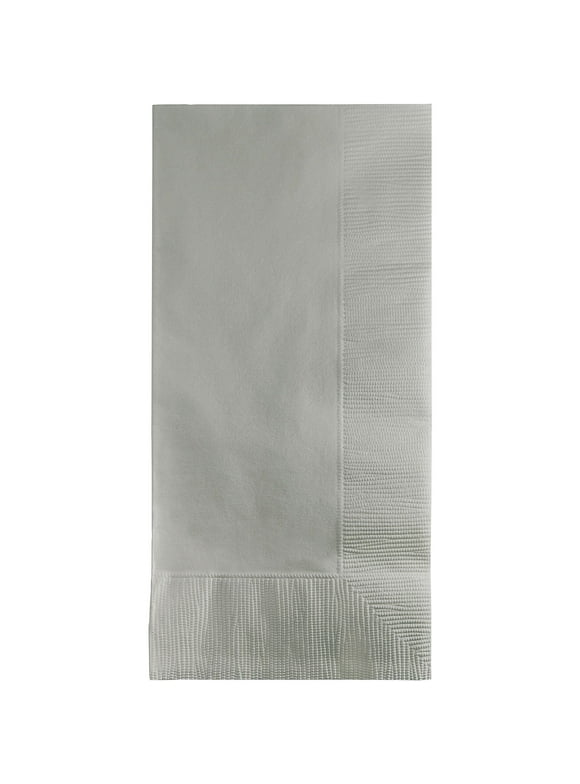Touch of Color Shimmering Silver Napkins 100 pk 273281