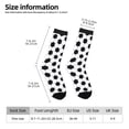 thumbnail image 2 of Honeii Soccer Ball Print Adult Socks,Crew Socks,Casual Calf Socks,Daily Wear Socks for Men & Women, Perfect for Sports, Casual and Everyday Use, 2 of 6