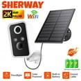 thumbnail image 2 of 2K WiFi Outdoor Solar Camera Mini Wireless Low Power Battery Security Camera AI Motion Detection 1080P Night Vision Surveillance, 2 of 10