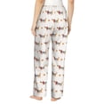 thumbnail image 3 of Goofa Dachshund Dog Puppy Printed Soft Pajama Pants for Women, Wide Leg Comfy Casual Lounge Yoga Pants-X-Large, 3 of 9