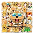 thumbnail image 1 of Paquete de pegatinas de vinilo impermeable para Golden Retriever, 50 unidades, 1 of 2