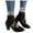 Black, variant on Oyedens Dress Boots for Women Summer Fall Pointed Toe High Heels Ankle Booties Dressy Pump Shoes