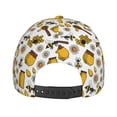 thumbnail image 6 of Kdxio Unisex Cute Bee Pattern Baseball Cap Unisex Washed Classic Adjustable Hat, 6 of 8