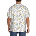 thumbnail image 7 of Goofa Floral Printed Men's Casual Short-sleeved Shirt,Lightweight Breathable Button-down,Summer Casual men's top,Versatile Fashion shirt-, 7 of 7