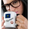 thumbnail image 2 of 3drose, I Love Vermont, 11oz Two-tone Black Mug, 2 of 6