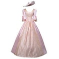 thumbnail image 4 of LEEYNEER Womens Rococo Dress Renaissance 1800s Dress for Women Victorian Ball Gown Gothic Dress Maxi Princess, 4 of 4
