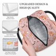 thumbnail image 3 of Balery Beautiful Fox Bolsa de Almuerzo para Mujeres, Caja de Almuerzo, Bolsa de Almuerzo Pequeña Impermeable, Tote de Almuerzo Reutilizable con Gran Capacidad, 3 of 6
