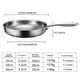 thumbnail image 3 of Sartén antiadherente sin revestimiento para cocinas de inducción y gas | Sartén profesional para tortillas y filetes | Distribución uniforme del calor y fácil limpieza, 3 of 3