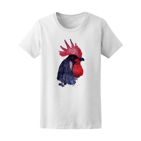 Rooster Watercolor Style Tee Men's -Image by Shutterstock