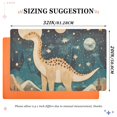 thumbnail image 6 of Yayeee Doormat for Indoor Entrance 32" x 20" Non Slippery Floor Rug, Dinosaur at Night, 6 of 8