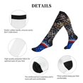 thumbnail image 5 of Pofeuu Fireworks Print Compression Socks for Women & Men Circulation - Best Support for Nurses,Running,Athletic,Sports, 5 of 7