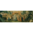 thumbnail image 2 of Moritz Von Schwind 24x11 Black Ornate Framed Double Matted Museum Art Print Titled: The Beautiful Melusine; IIi. the Bride (1869), 2 of 5