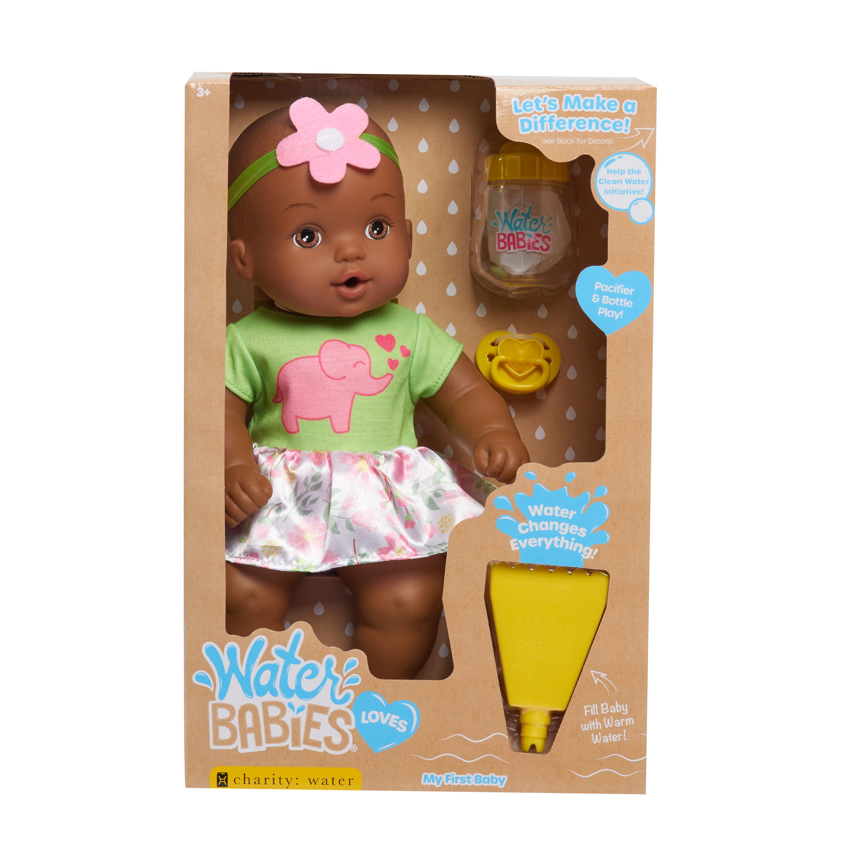WaterBabies My First Baby Doll Support a Partnership with charity