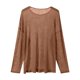 thumbnail image 4 of pstuiky Camisas casuales de manga larga para hombre, Camisa de manga larga con cuello redondo, transpirable, de color sólido y transparente para hombre Tops de hombre xxl, 4 of 9