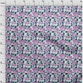 thumbnail image 3 of oneOone Cotton Poplin Pastel Purple Fabric Rose Buds Floral Dress Material Fabric Print Fabric By The Yard 56 Inch Wide, 3 of 4