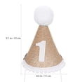 thumbnail image 2 of WORGEOUS Hombro de fiesta de cumpleaños Lino Swear Baby Baby First Birthday Decorative Sombrá, 2 of 9