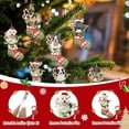 thumbnail image 5 of kjfeif Dog Christmas Ornaments, Dog Christmas Tree Ornament Sock Acrylic Ornament Tree Hanging Tree Topper, Dog Ornament for Decoration , Christmas Stocking Stuffers Gifts for Kids, 5 of 5