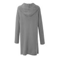 thumbnail image 3 of "Aayomet Cardigan For Women Plus Size Women's Open Front Knit Sweater Oversized Lantern Sleeve Cardigan Outwear,Gray S", 3 of 4